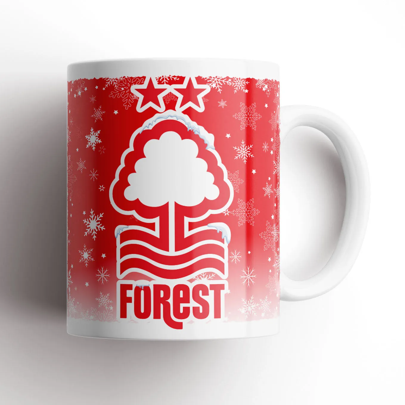 Nottingham Forest Christmas Snow Mug