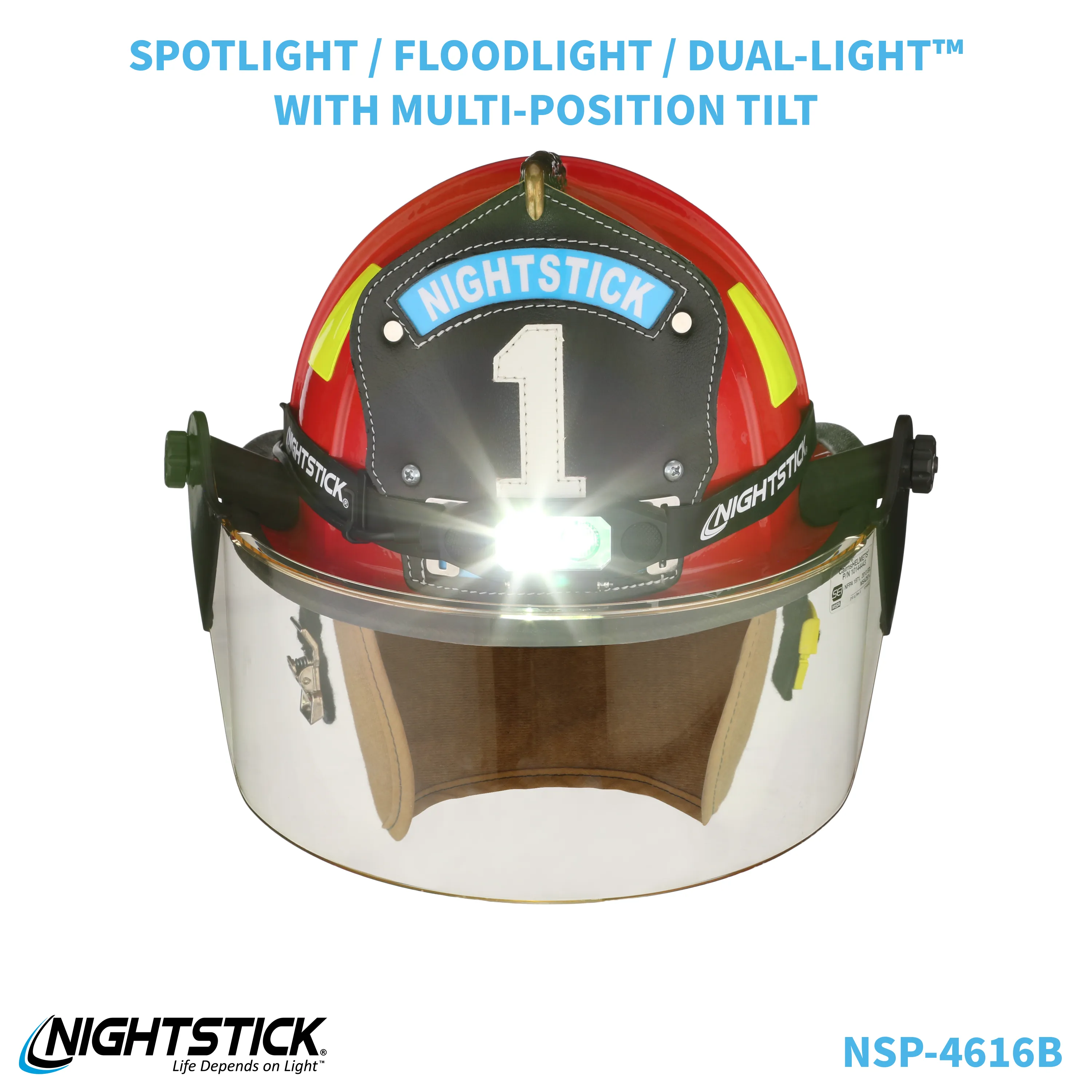 NSP-4616B: Low-Profile Dual-Light Headlamp