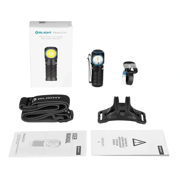 OLIGHT PERUN2MINIBKCW Perun 2 Mini LED Rechargeable Headlamp