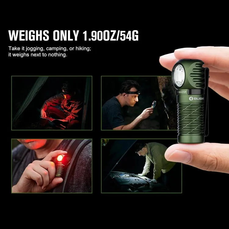 OLIGHT PERUN2MINIODGCW Perun 2 Mini LED Rechargeable Headlamp - OD Green CW(5700K~6700K)