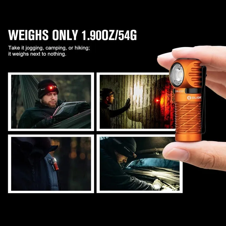 OLIGHT PERUN2MINIOG Perun 2 Mini LED Rechargeable Headlamp - Orange