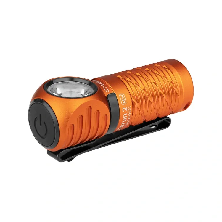 OLIGHT PERUN2MINIOG Perun 2 Mini LED Rechargeable Headlamp - Orange