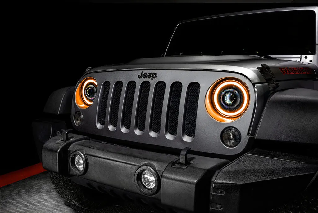 ORACLE Oculus Bi-LED Switchback Projector Headlights for 07-18 Jeep Wrangler JK and JK Unlimited