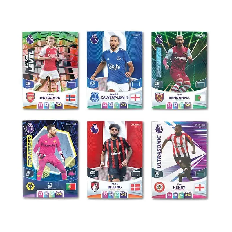 Panini 2023-24 Premier League Adrenalyn XL Cards PACK (6 Cards Each)