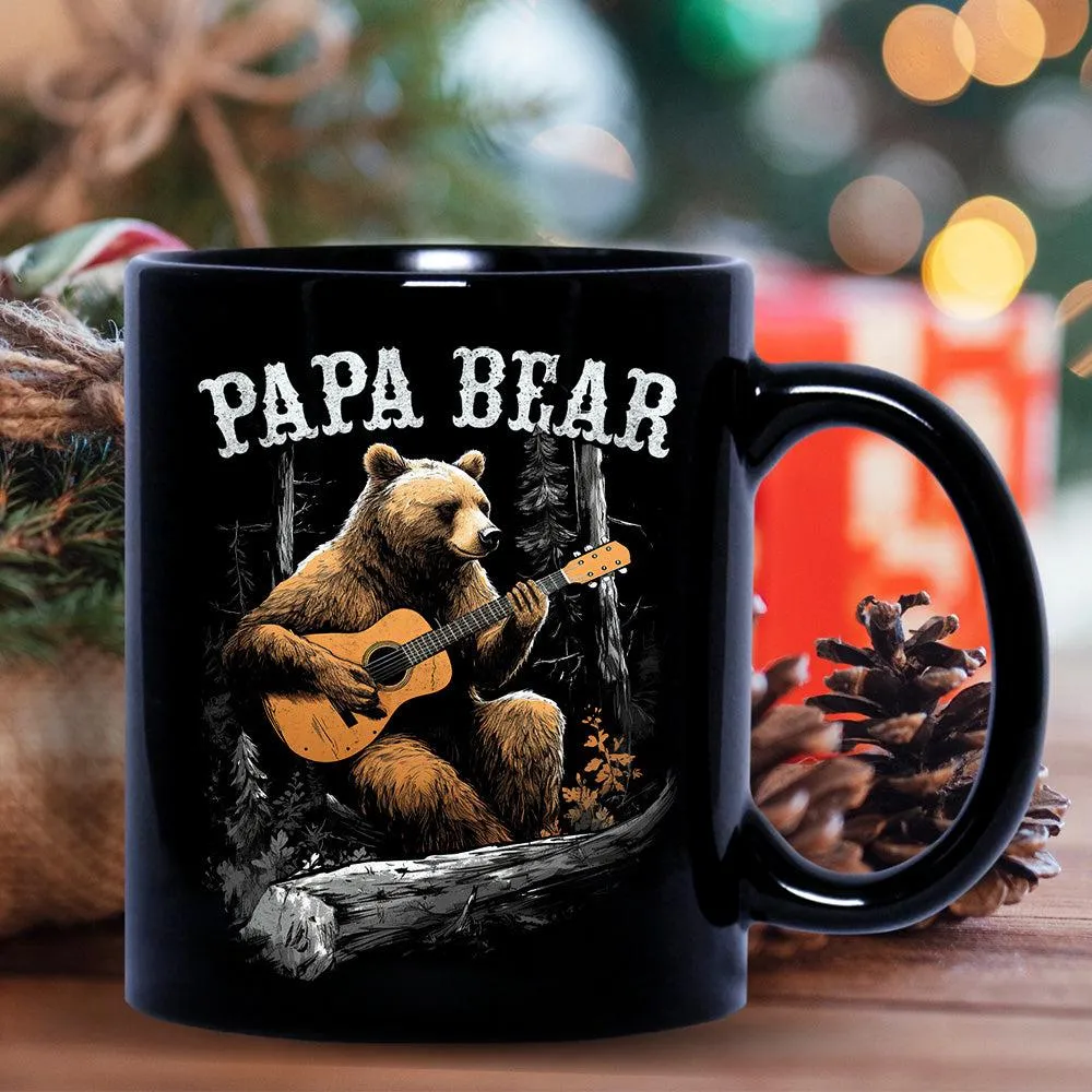 Papa Bear Gift Mug For Dad, Papa, Grandpa