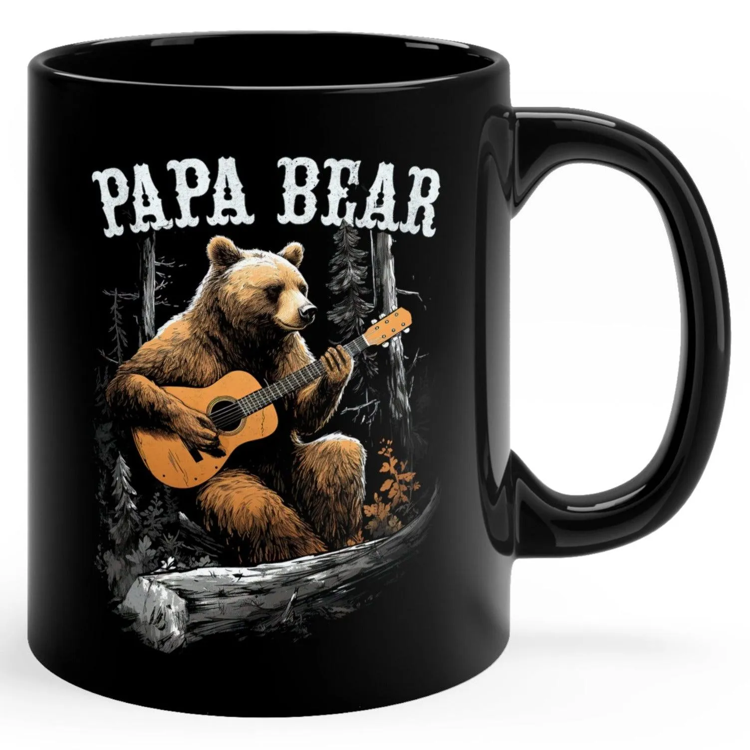 Papa Bear Gift Mug For Dad, Papa, Grandpa