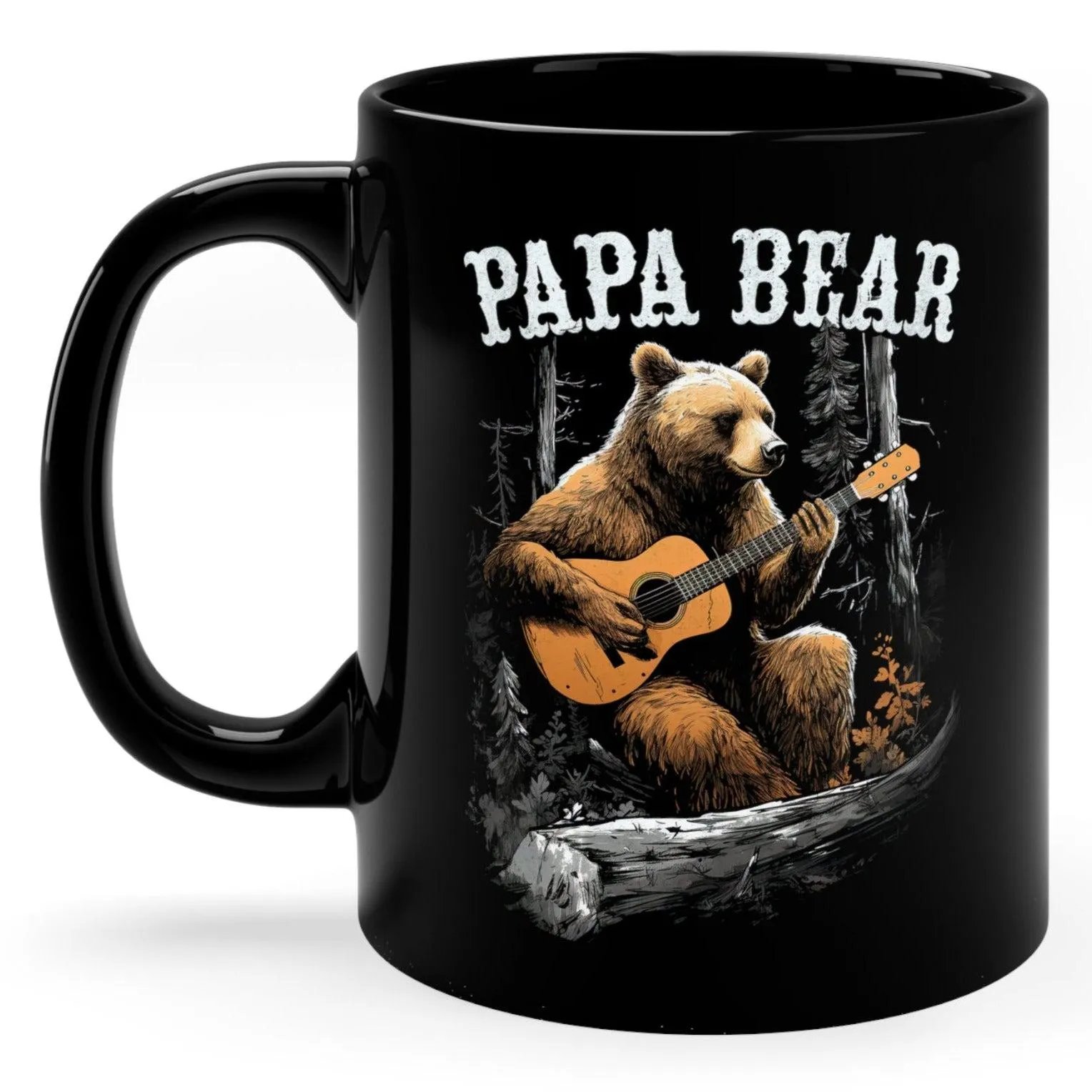 Papa Bear Gift Mug For Dad, Papa, Grandpa