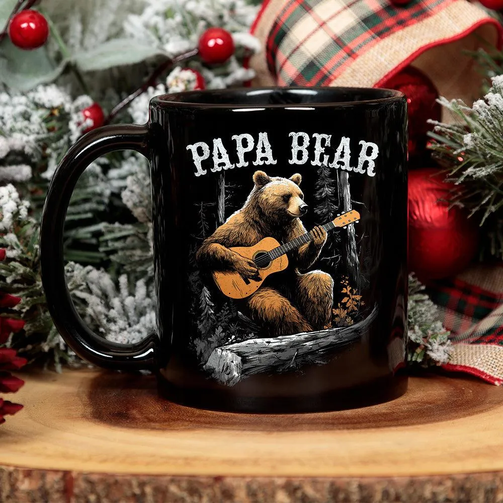 Papa Bear Gift Mug For Dad, Papa, Grandpa