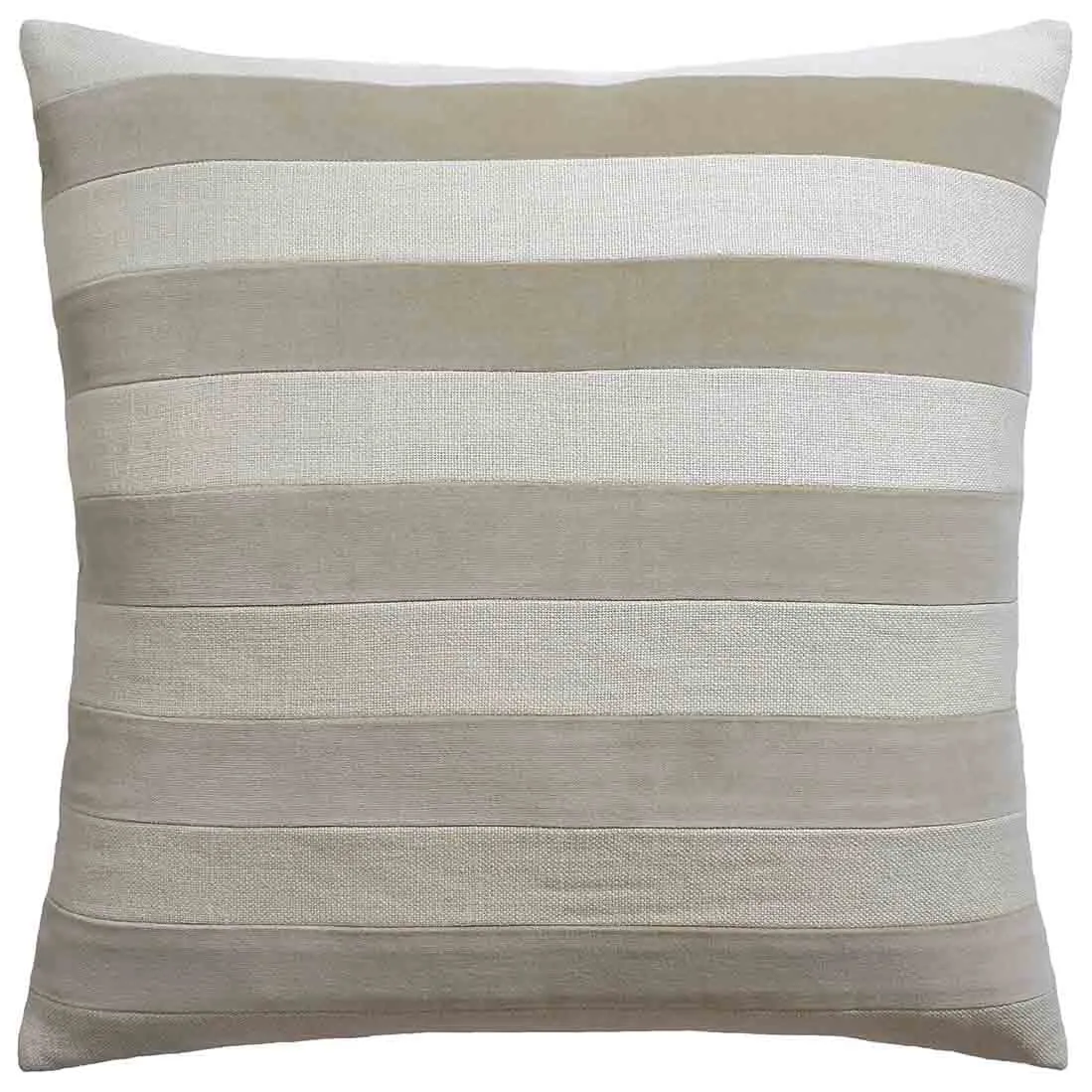 Parker Stripe Natural Decorative Pillow Ryan Studio