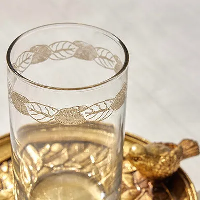 Pasabahce Sparrow  Tea Cup Gold