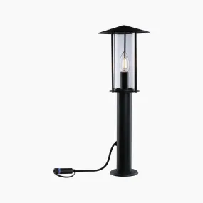 Plug & Shine Outdoor Classic 2W LED Single 50cm Bollard Light in Anthracite