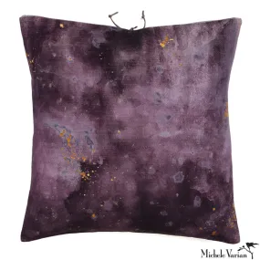 Printed Velvet Pillow Cloudy Dusk 20x20