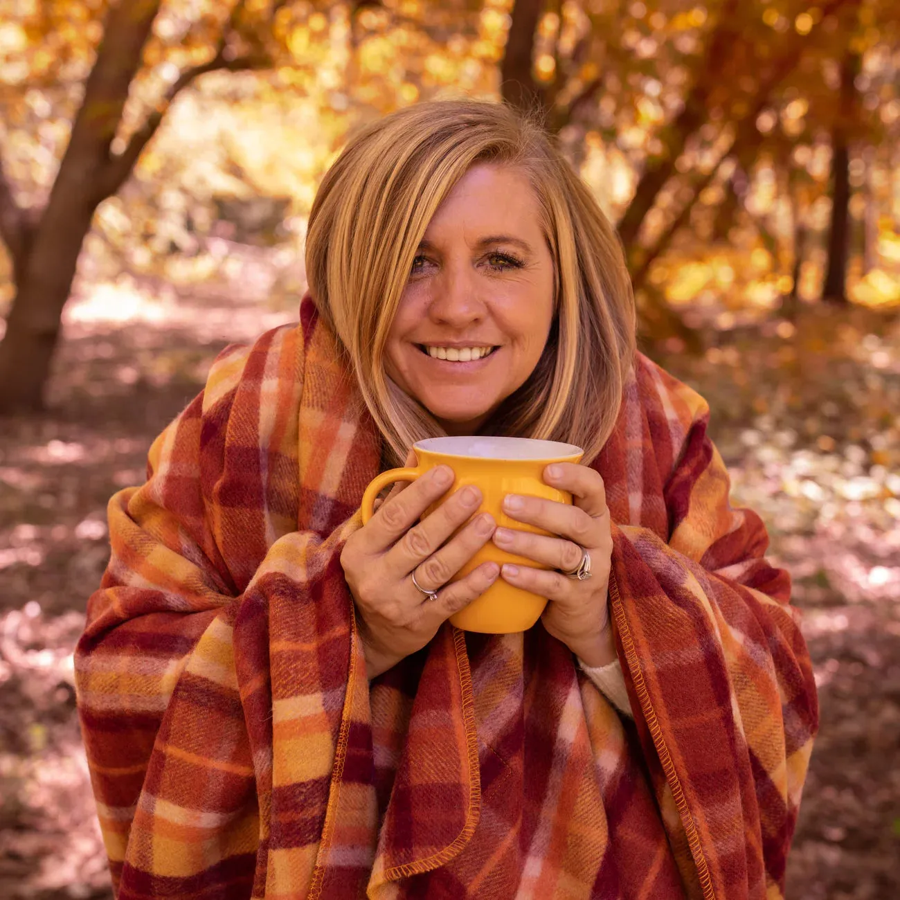 Pumpkin Spice Classic Wool Blanket