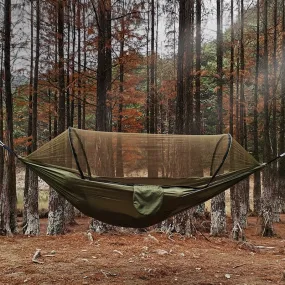 Quick-opening Mosquito Net Hammock with anti-rollover