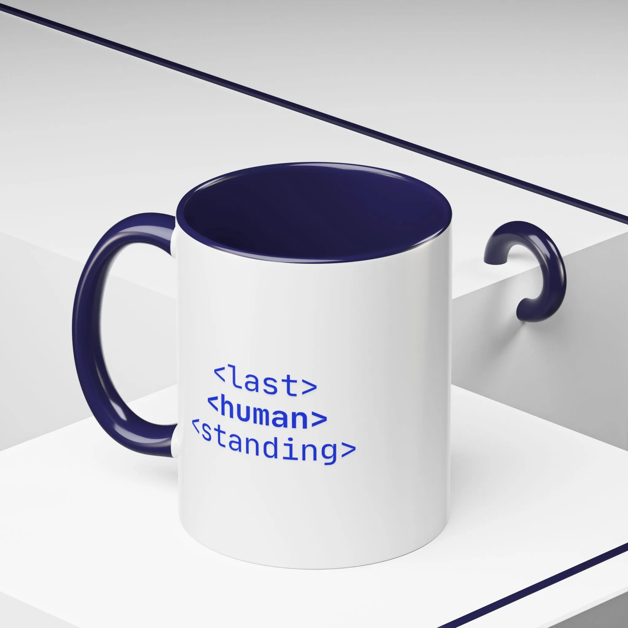 "Last Human Standing" Accent Coffee Mug - 11oz and 15oz