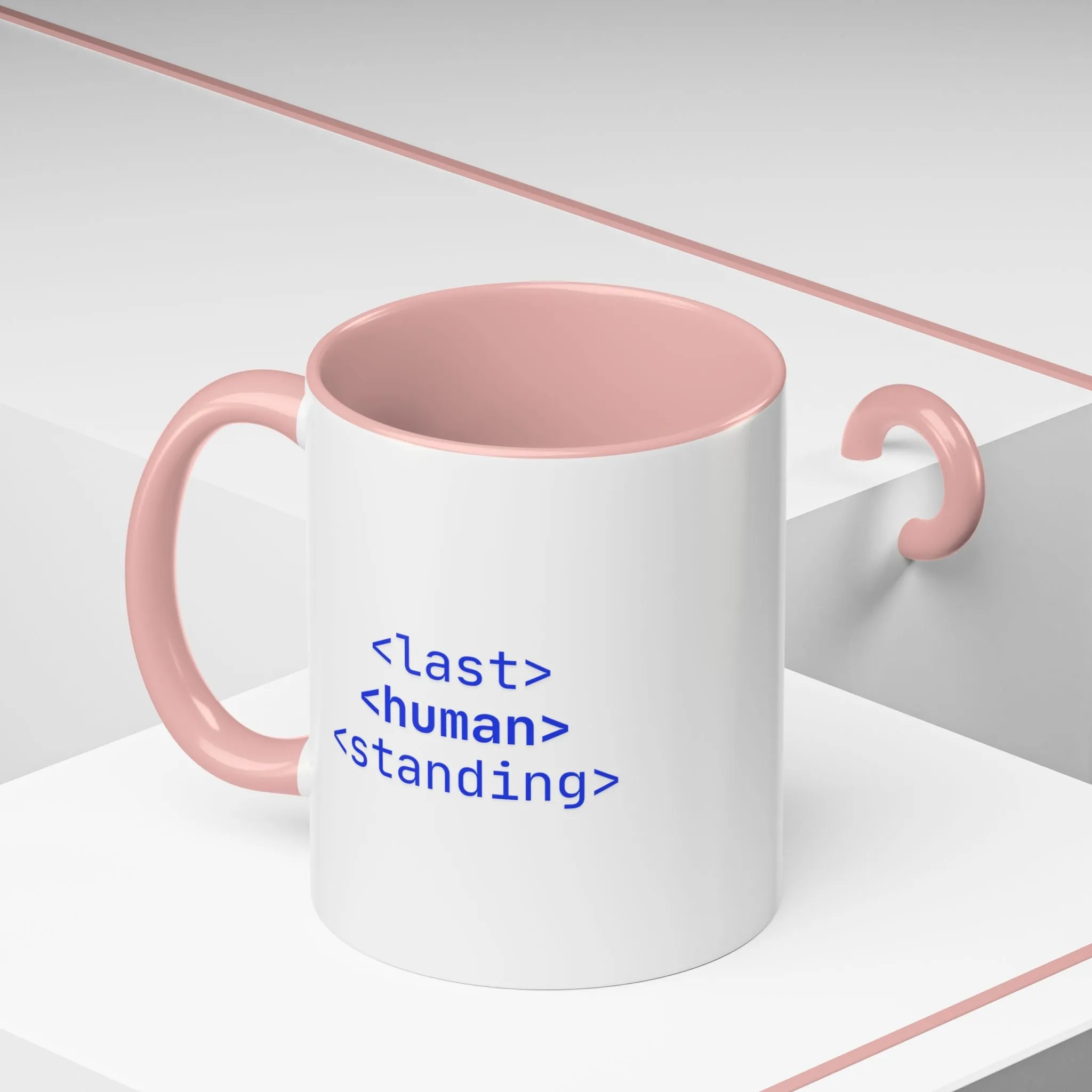 "Last Human Standing" Accent Coffee Mug - 11oz and 15oz