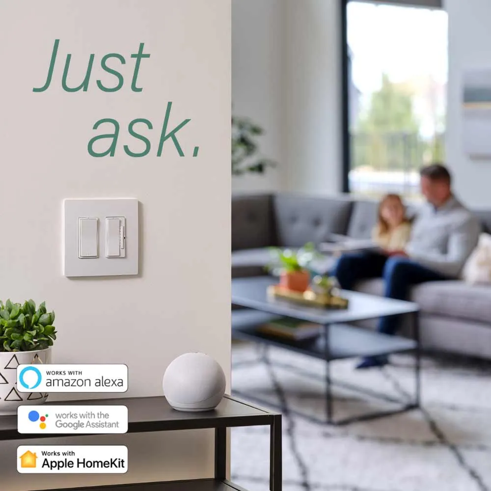 radiant Wireless Smart Dimmer Switch with Netatmo, Nickel