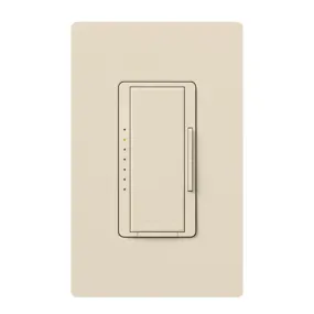 RadioRA 2 Maestro Smart Dimmer Switch, 600W MLV, Single Pole/Multi-Location, Neutral Required, Light Almond