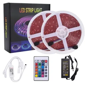 REDCOLOURFUL 10m 300leds RGB Strip Light 24 keys WIFI Controller