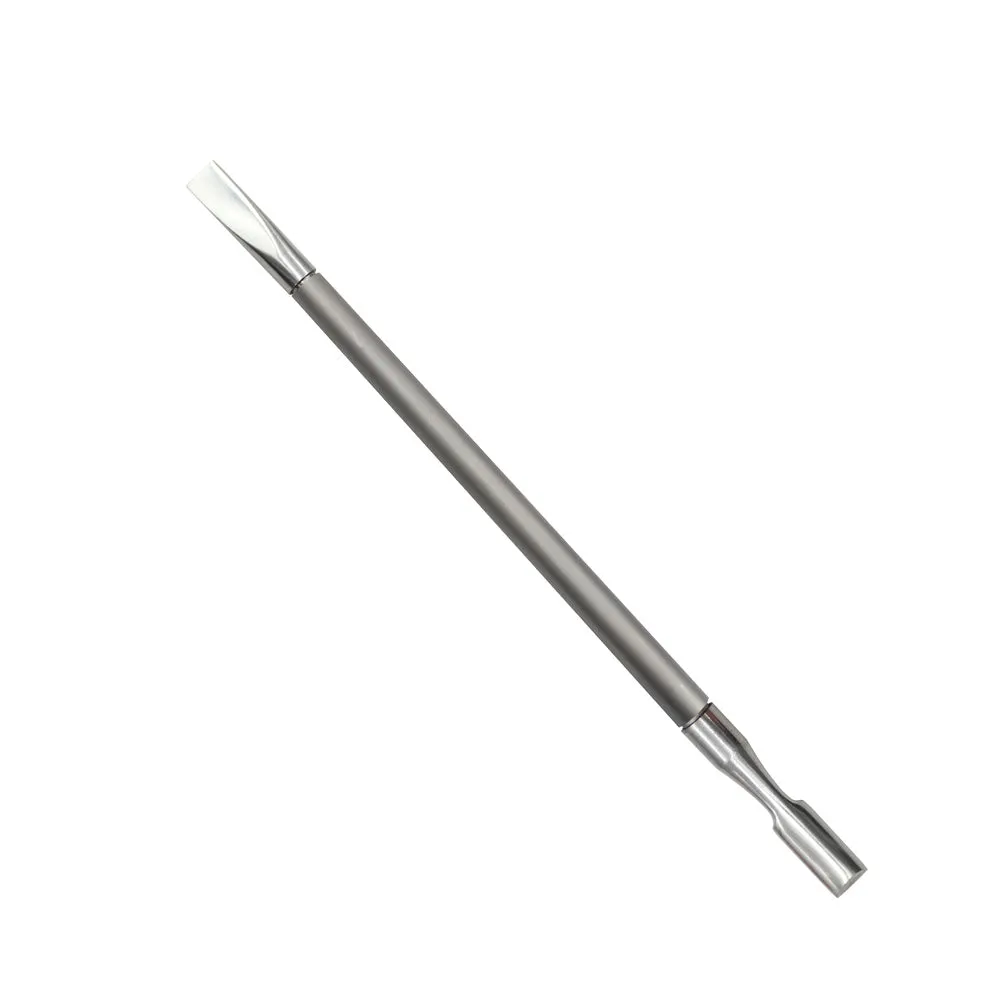 Satin Cuticle Pusher & Flat Scraper