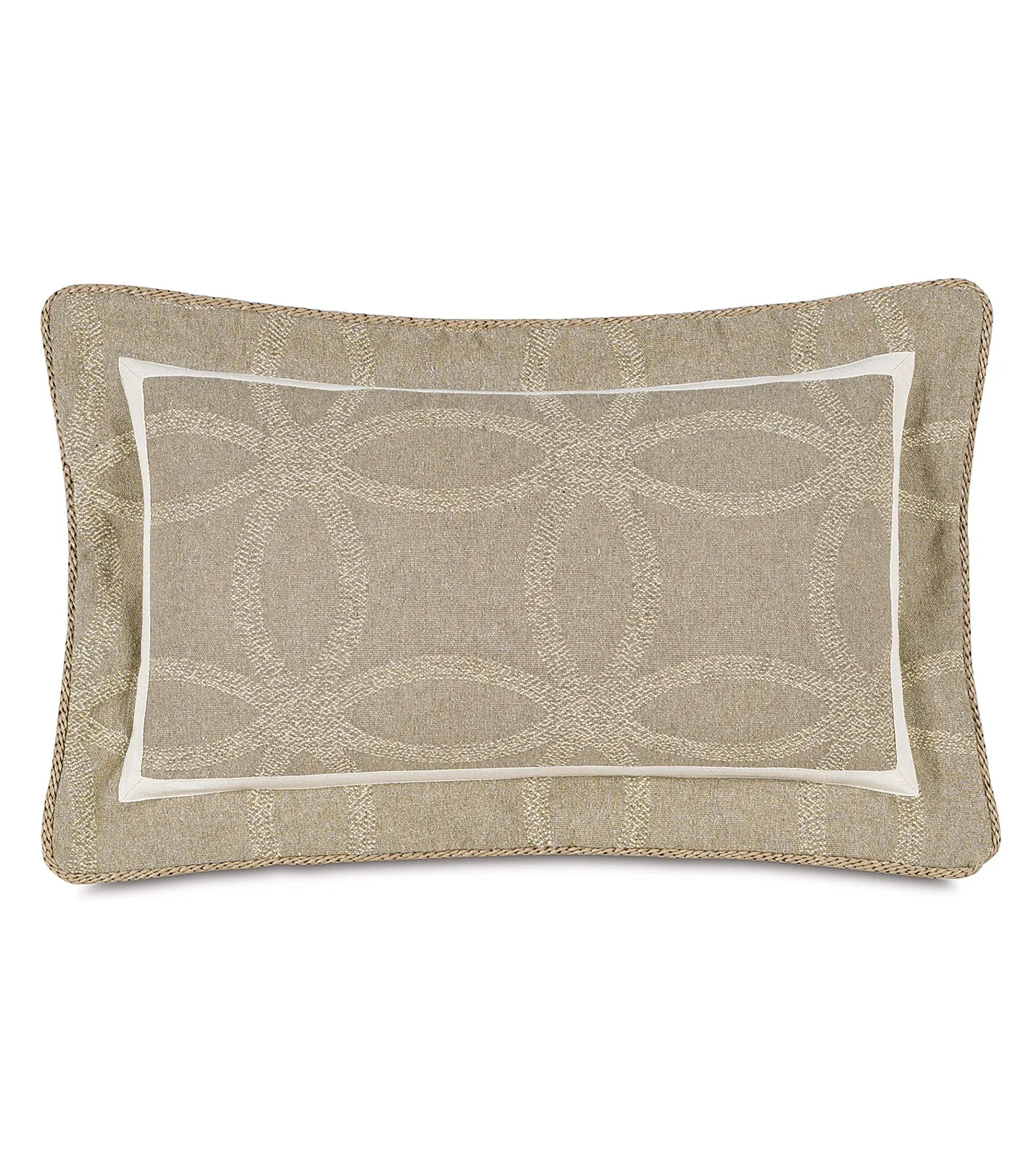 Silas Olive Green Lumbar Pillow Cover 13x22