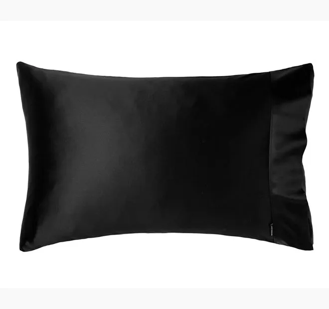 Silk Standard Pillowcase Black