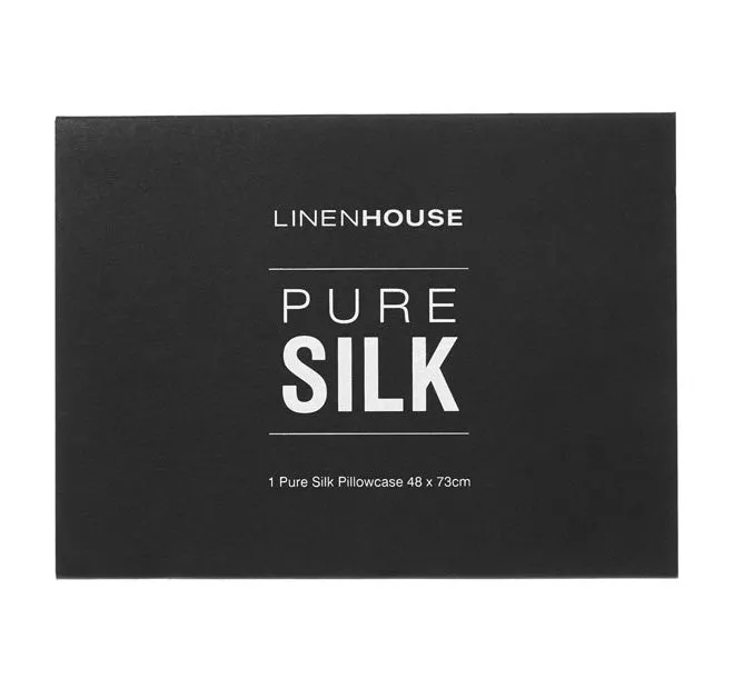 Silk Standard Pillowcase Black