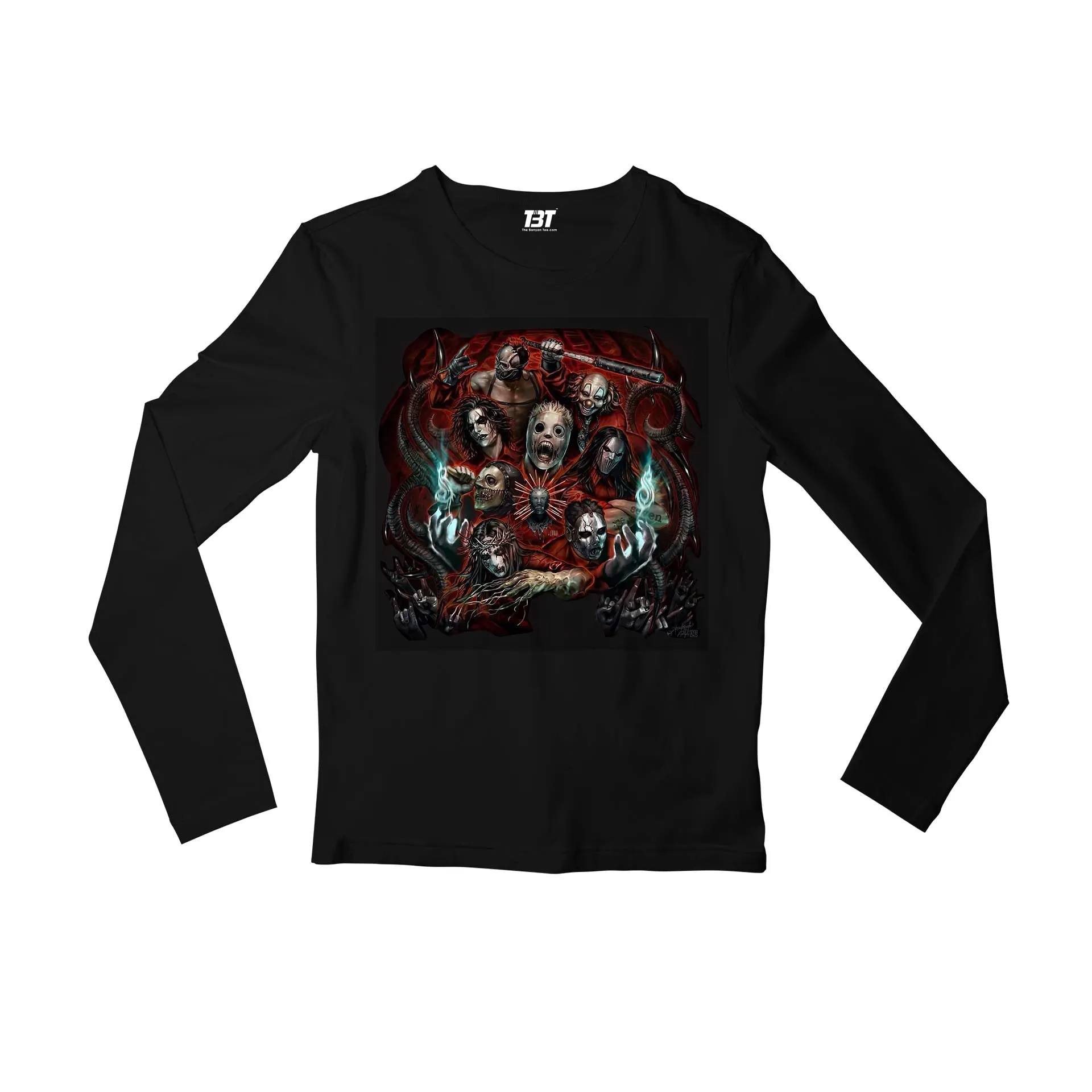 Slipknot Full Sleeves T shirt - Fan Art