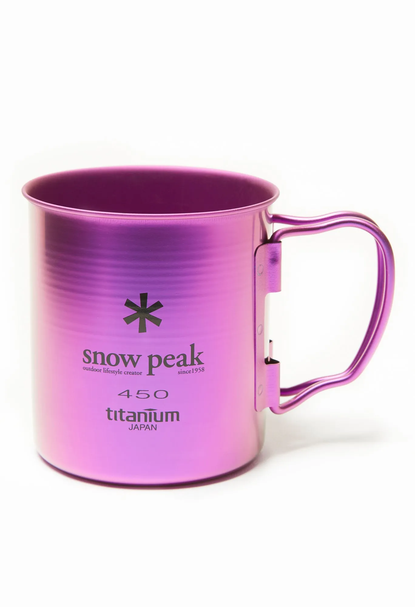 Snow Peak Titanium Single Cup 450ml - Purple