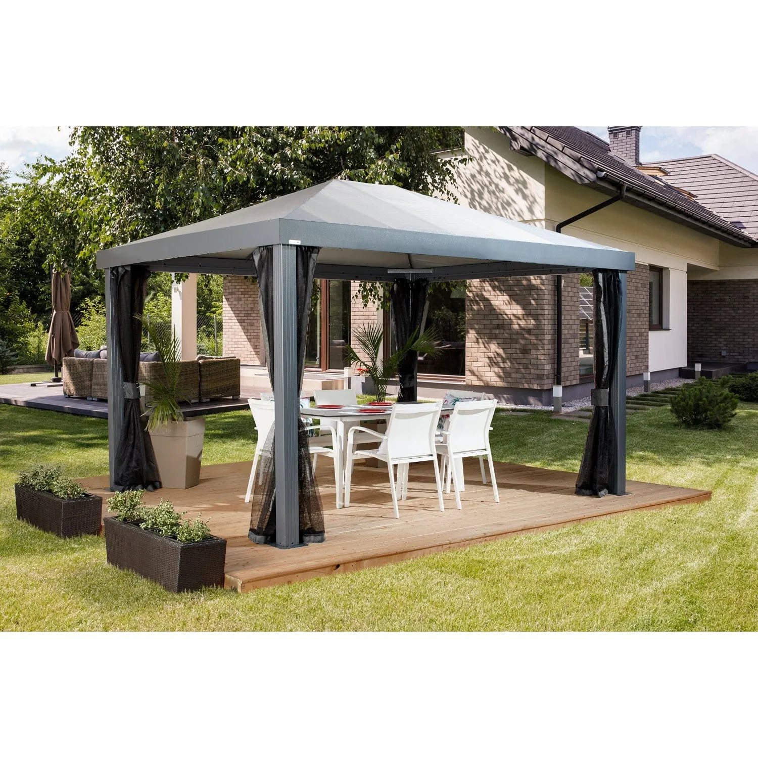 Sojag | Monteserra Hardtop Gazebo 10' x 12'