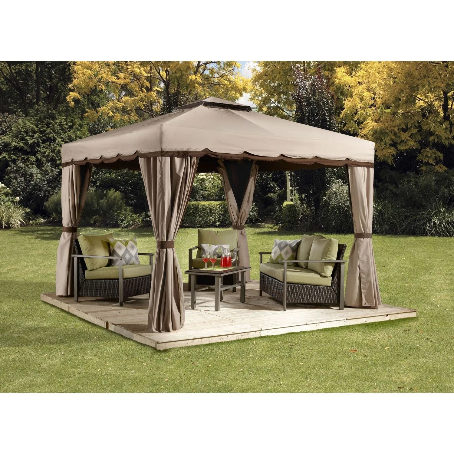 Sojag | Roma Soft Top Gazebo 10' x 10' Polyester Roof #53