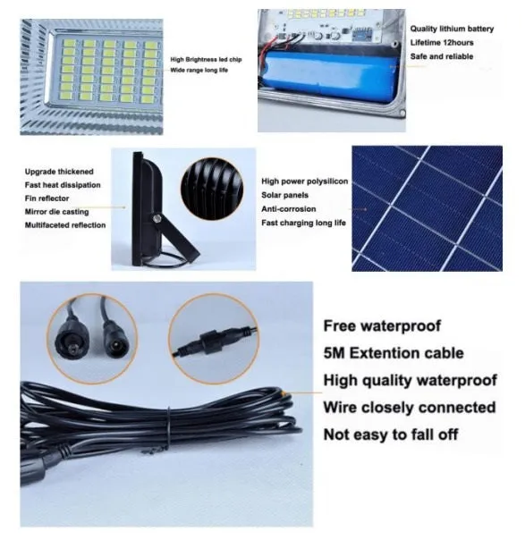 Solar Flood 100watt Model #1077