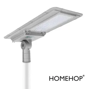 Solar LED 180W Street Light Waterproof Post Lamp For Home, Garden And Outdoor (Renewed)