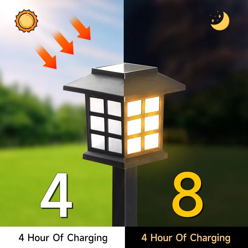 Solar Light LED Outdoor Patio Driveway Waterproof Christmas Garden Decor Lawn Lights Pathway Energy Lighting Yard Led Solar Lamp