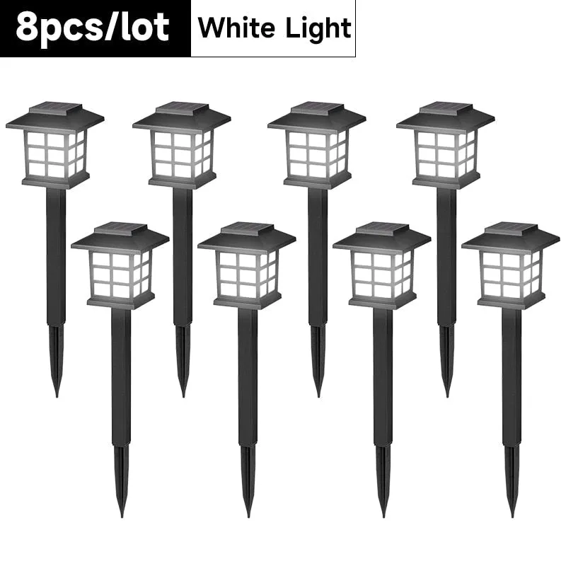 Solar Light LED Outdoor Patio Driveway Waterproof Christmas Garden Decor Lawn Lights Pathway Energy Lighting Yard Led Solar Lamp