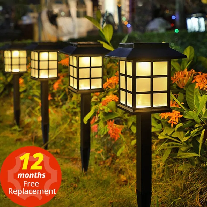 Solar Light LED Outdoor Patio Driveway Waterproof Christmas Garden Decor Lawn Lights Pathway Energy Lighting Yard Led Solar Lamp