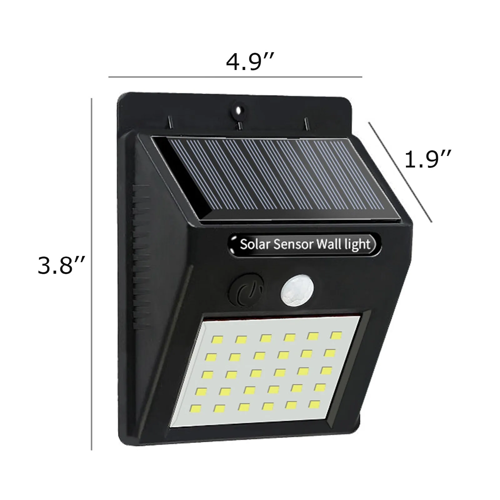 Solar Motion Light Outdoor 30 LED Wireless Security Wall Lamp IP65