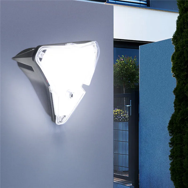 Solar Motion Sensor 3 Sides Glowing Wall Lamp Fa-Gl68Cob