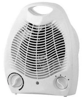 Spark Fan Heater, Moving Head, 2000 Watts, White