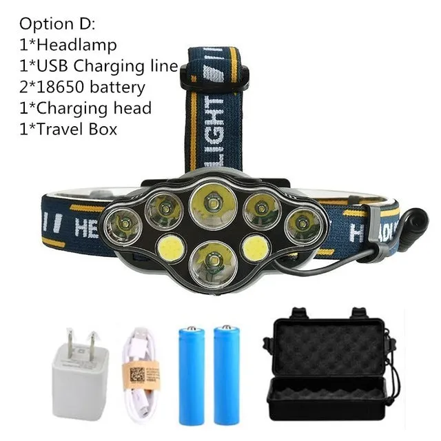 Spotter Deluxe™ 8 LED Headlamp 15000 Lm