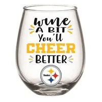 STEELERS 17OZ Stemless Glass