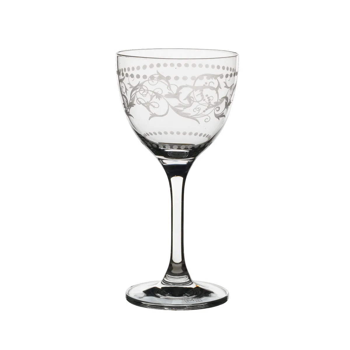 Steelite MCC 5.50 Oz. Vintage Dots Nick & Nora Wine Glass- 24/Case - 4854RA351