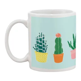 Succulents (blue) - Mug