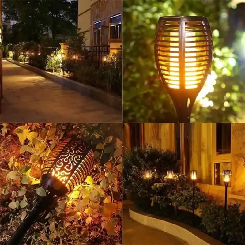 Sunfire Solar Torch Lamp Garden