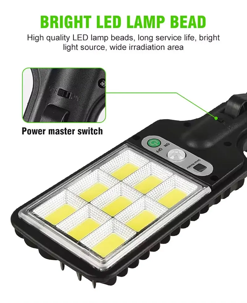 Super LED Mini Flood Solar Lamp W/ Remote #6998