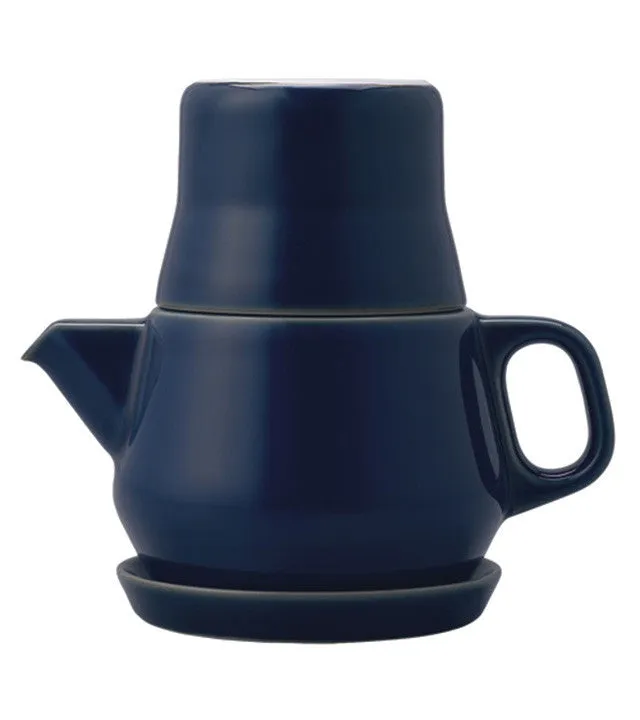 Teapot For One: KINTO Couleur - Navy, 500ml/17 fl. oz