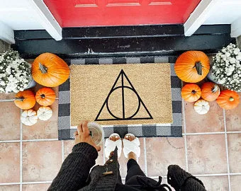 The Deathly Hallows Coco Doormat