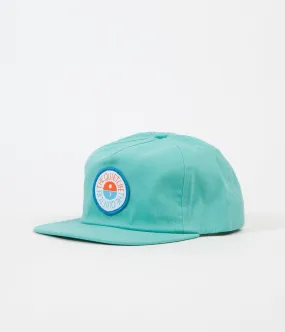 The Quiet Life Solar Relaxed Snapback Cap - Aqua