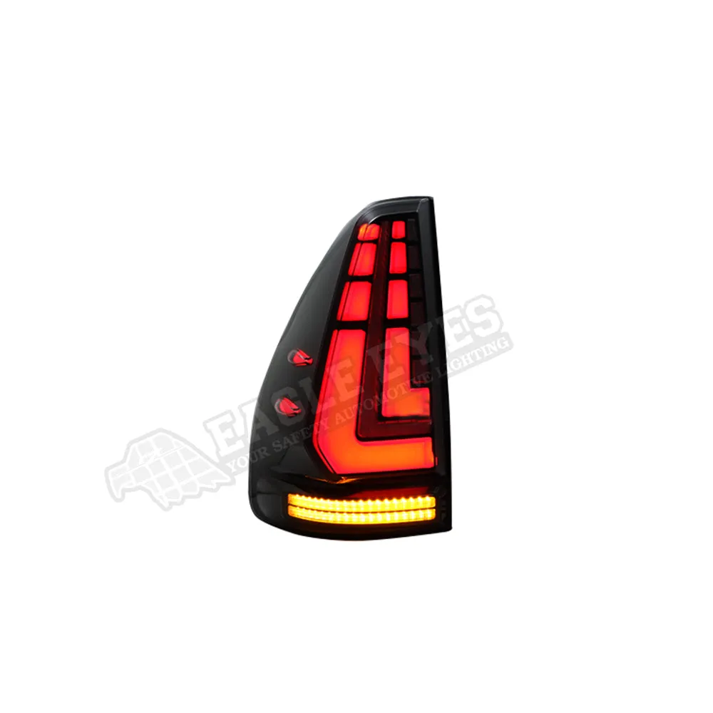 TOYOTA LAND CRUISER PRADO FJ120 2003-2009 LED SEQUENTIAL SIGNAL WELCOME LIGHT CLEAR TAILLAMP