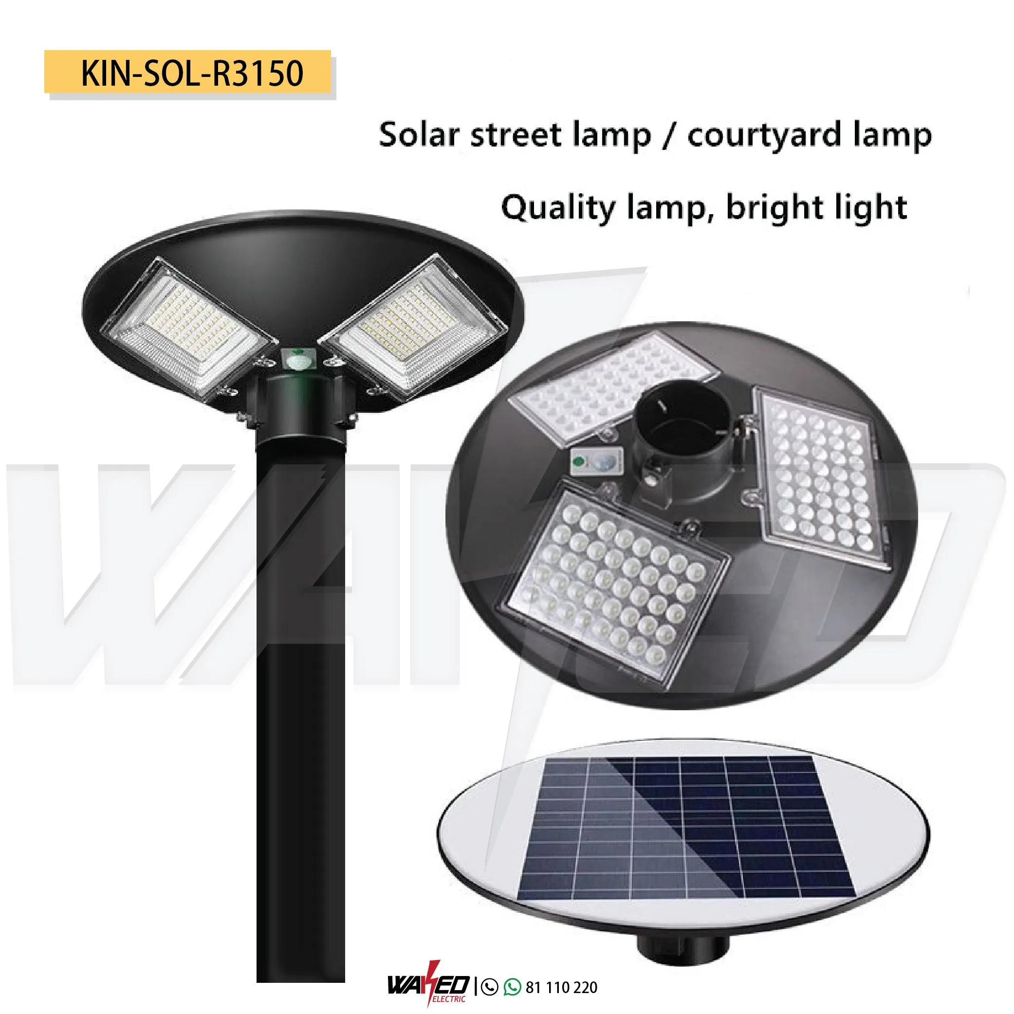 UFO Solar Street Light For Garden Landscape - 150W